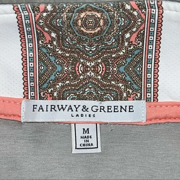 Women’s FAIRWAY & GREENE 1/4 Zip Golf Shirt - Size M - Picture 5 of 6